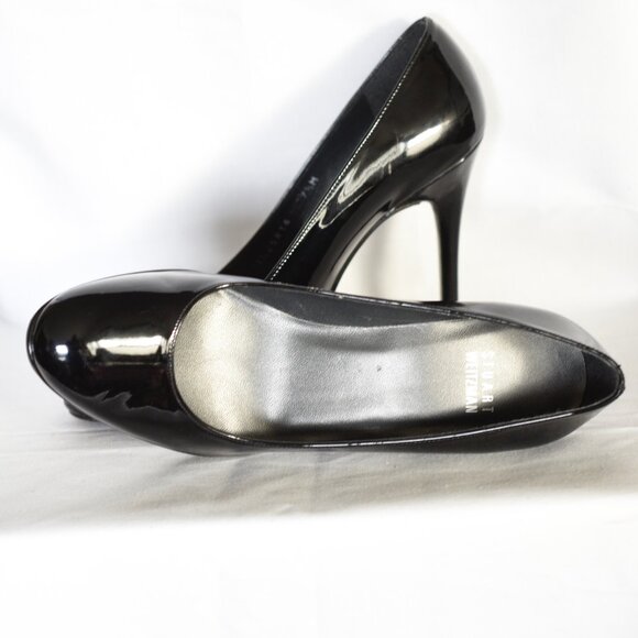 Stuart Weitzman Black Patent Heels - Picture 2 of 3